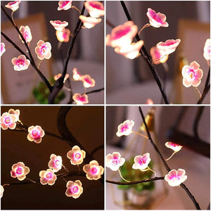 Blossoming Rose Tree Lamp – LED Floral Ambient Light for Home & Events