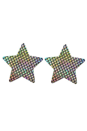 Mermaid Scale Star Pasties