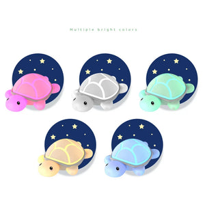 Adorable Turtle Silicone LED Night Light – Indoor LED Night Lamp