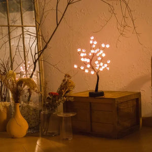 Blossoming Rose Tree Lamp – LED Floral Ambient Light for Home & Events