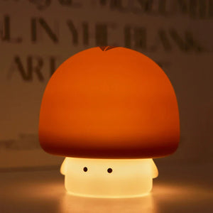 GlowBuddy Mushroom Nightlight – USB Rechargeable LED Ambient Lamp