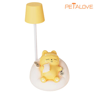 Sleeping Kitty Rechargeable LED Nightlight – Indoor Rechargeable Night Lamp