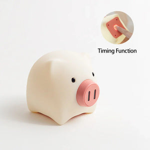 OinkGlow Pig Night Light – USB Rechargeable LED Ambient Lamp