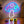 Electric Blue LED Mushroom Neon Wall Light – USB Powered