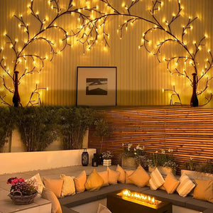 Bendable Willow Vine LED Lights – Flexible Decorative LED Vine Lighting for Wall, Home & Events