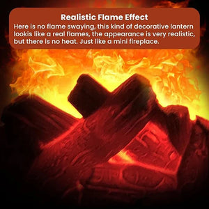 Mini USB Fireplace Lamp – USB Powered LED Flame Effect Ambient Light