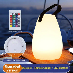 Lumina Glow Portable Ambient Night Lamp – USB Rechargeable LED Mood Light