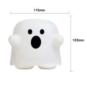 Spooky Glow Ghost Silicone LED Night Light – Indoor LED Night Lamp