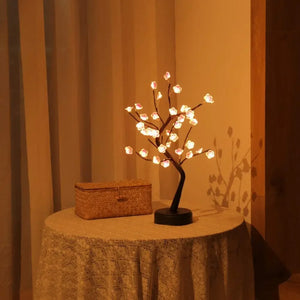 Blossoming Rose Tree Lamp – LED Floral Ambient Light for Home & Events