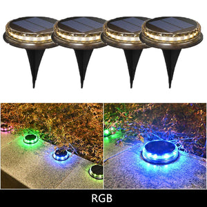 Solar Powered Waterproof Garden Lights – Automatic Outdoor LED Landscape & Pathway Lighting
