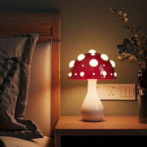 Tall Amanita Mushroom Table Lamp – Nature‑Inspired LED Ambient Lamp