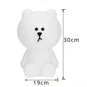 Huggable Bear Nightlight-Soft Glow for Cozy Evenings
