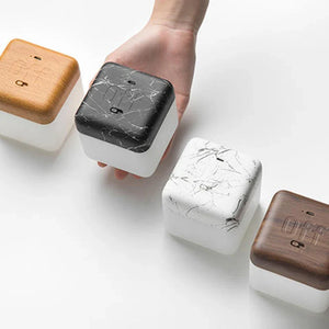 GlowCube Portable Touch Night Light – USB Rechargeable Ambient LED Lamp