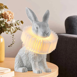 NOCTURNE HARE – Elizabethan Collar Rabbit Lamp