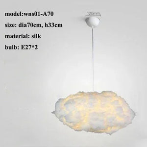 Nordic Cloud Pendant Lamp – Floating Atmosphere Light for Ceiling