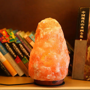 USB Himalayan Crystal Salt Lamp – LED Ambient Glow Decorative Night Light