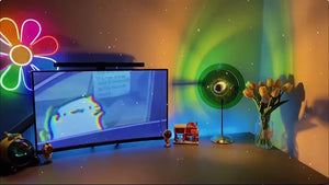 Sunset Disc Projection Lamp – LED Ambient Sunset Effect Light & Decorative Projection Lamp