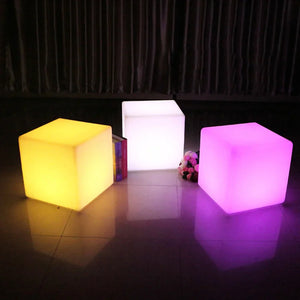 RGB Glow Cube Nightlight – Rechargeable Color-Changing LED Ambient Lamp