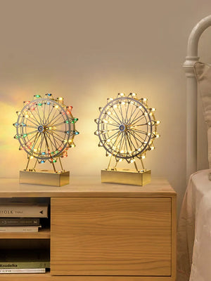 LED Ferris Wheel Table Lamp – Decorative LED Ambient Light for Home & Kids’ Rooms