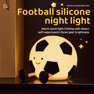 SoccerGlow Silicone LED Night Light – Indoor LED Night Lamp