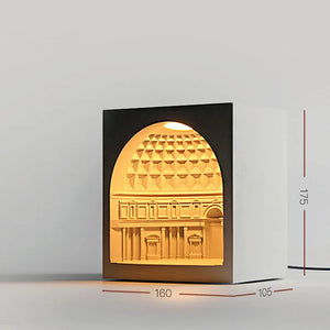 Pantheon Architectural Table Lamp – Sculptural LED Ambient Desk & Accent Light