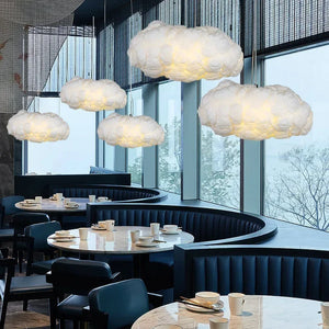 Nordic Cloud Pendant Lamp – Floating Atmosphere Light for Ceiling