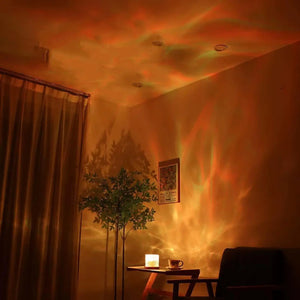 Ocean Wave Projection Lamp – USB LED Ambient Wave Night Light