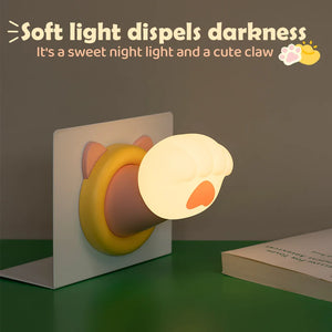 PawGlow Silicone LED Night Light – Indoor LED Night Lamp