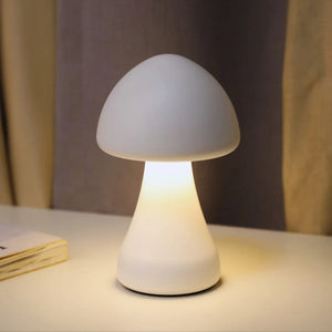 Rechargeable Mushroom Night Light – Touch‑Controlled LED Table Lamp