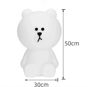 Huggable Bear Nightlight-Soft Glow for Cozy Evenings