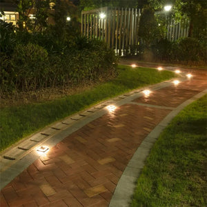 Waterproof Solar Powered Deck Lights – Outdoor LED Floor & Pathway Lighting