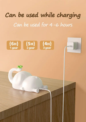 Trunky Touch Sensitive Silicone LED Nightlight – Indoor LED Night Lamp