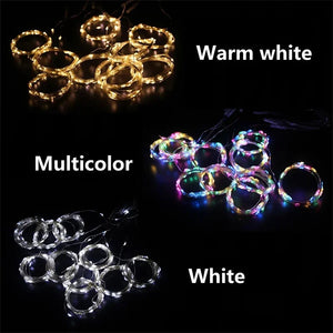USB Powered Curtain String Lights – Waterproof LED Fairy Light Curtain for Outdoor & Indoor Decor