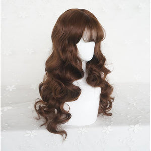Cute big wavy natural lolita wig  WS1136