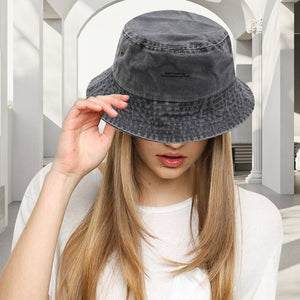 Washed fisherman's hat