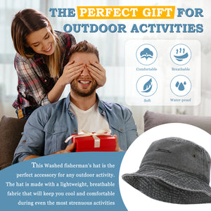 Washed fisherman's hat