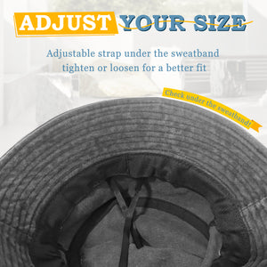 Washed fisherman's hat