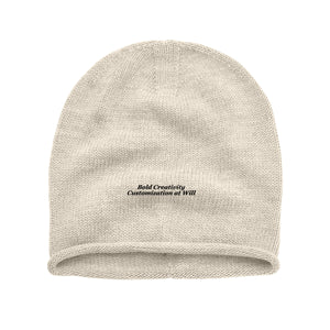 pullover knit hat