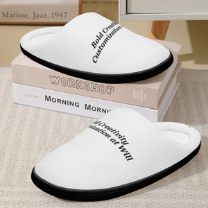 flannel cotton slippers