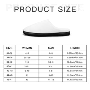 flannel cotton slippers