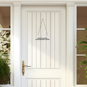 Personalized solid wood wall hanging (5mm outline customization)