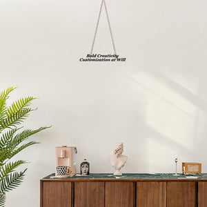 Personalized solid wood wall hanging (5mm outline customization)
