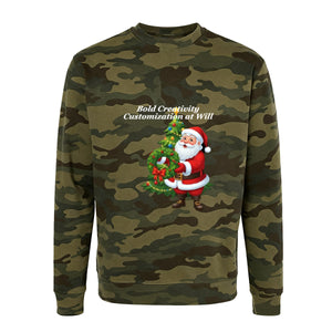 380g pure cotton long-sleeved camouflage sweatshirt