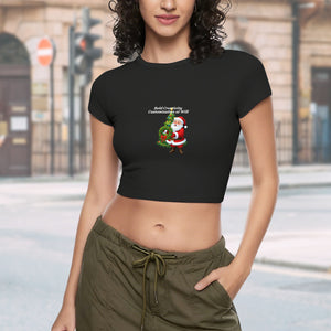 Women's crop top T-shirt