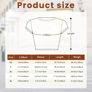 Women's crop top T-shirt