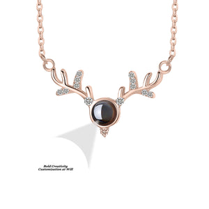 Deer Antler Projection Necklace