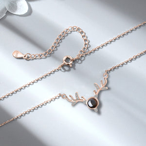 Deer Antler Projection Necklace