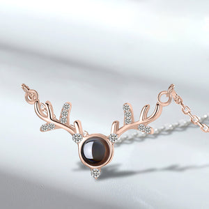 Deer Antler Projection Necklace