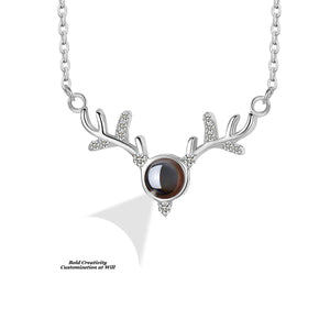 Deer Antler Projection Necklace