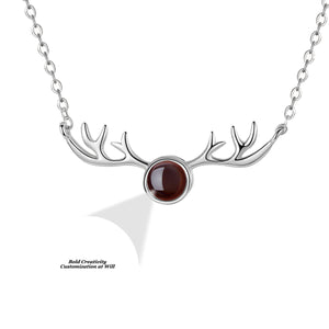 Deer Antler Projection Necklace